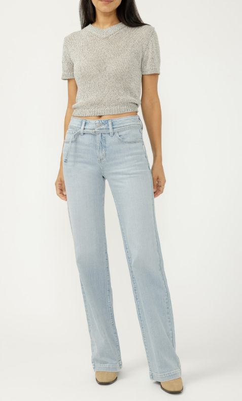 Jeans taille haute - L94538ADM198 - Silver Jeans