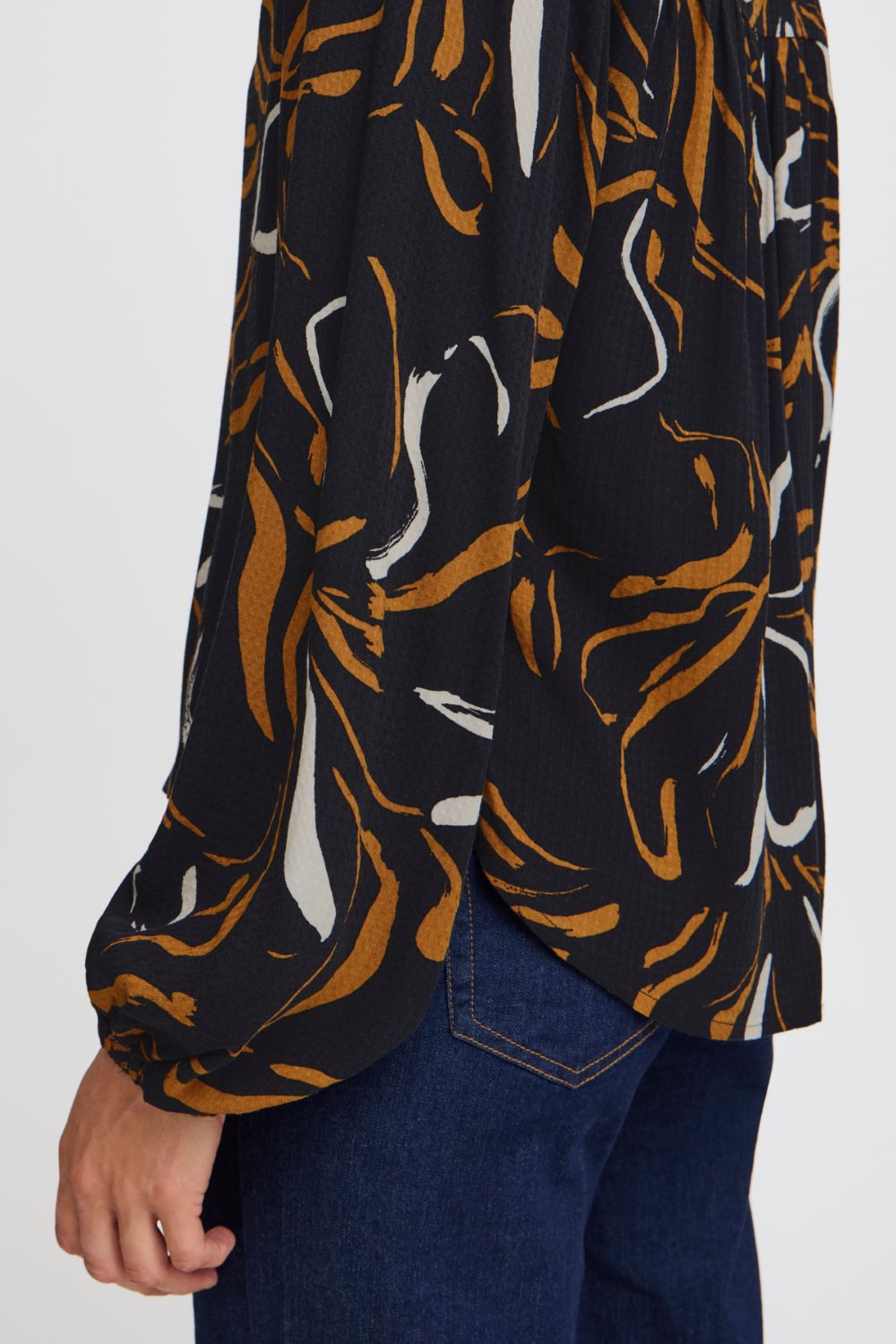 Blouse texturée motif