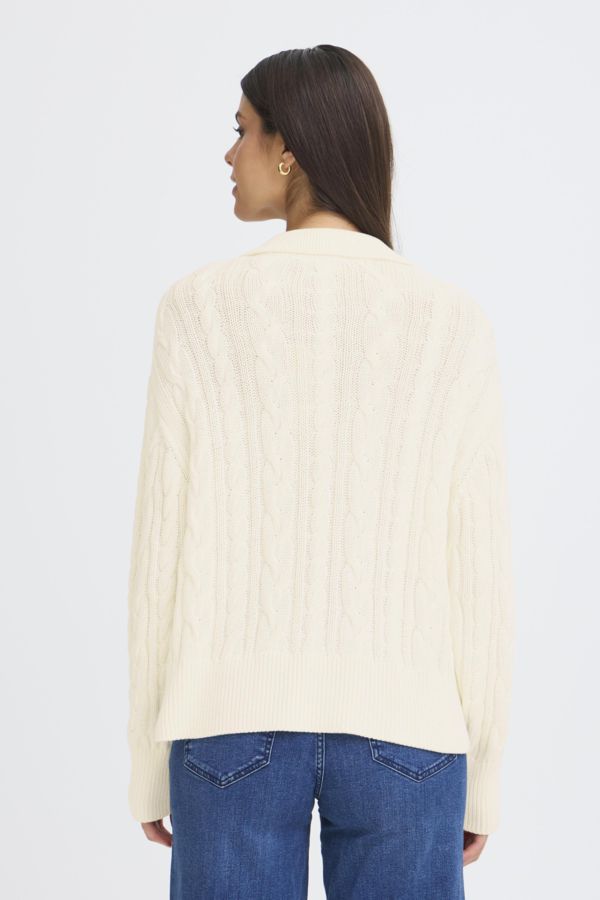 Chandail tricot col polo