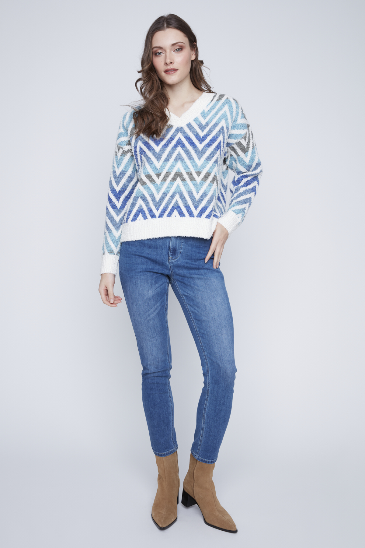 Chandail motifs chevron