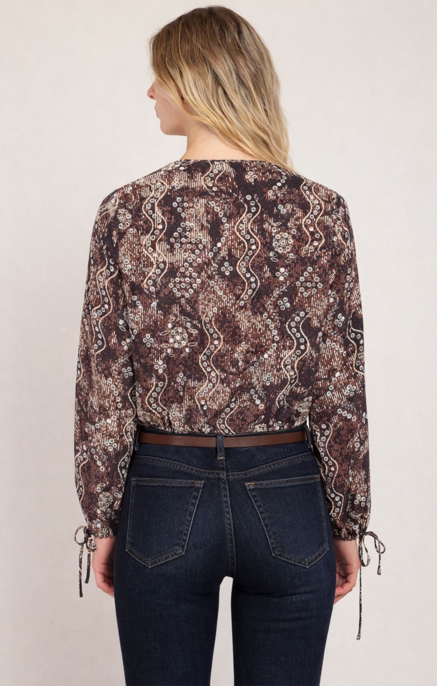 Blouse motif serpent - 2823708 T - Black Tape