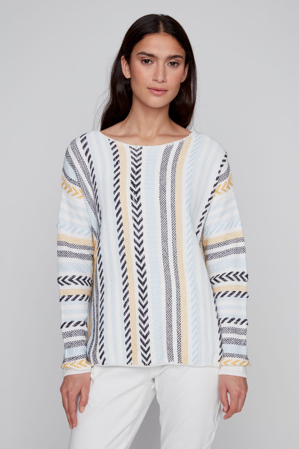 Chandail tricot coton détail