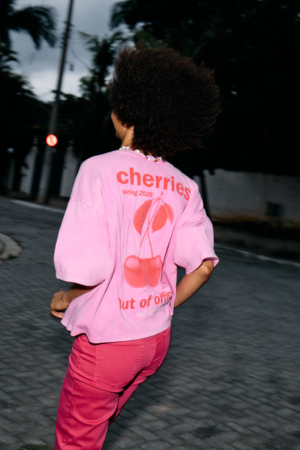 T-shirt imprimé au dos