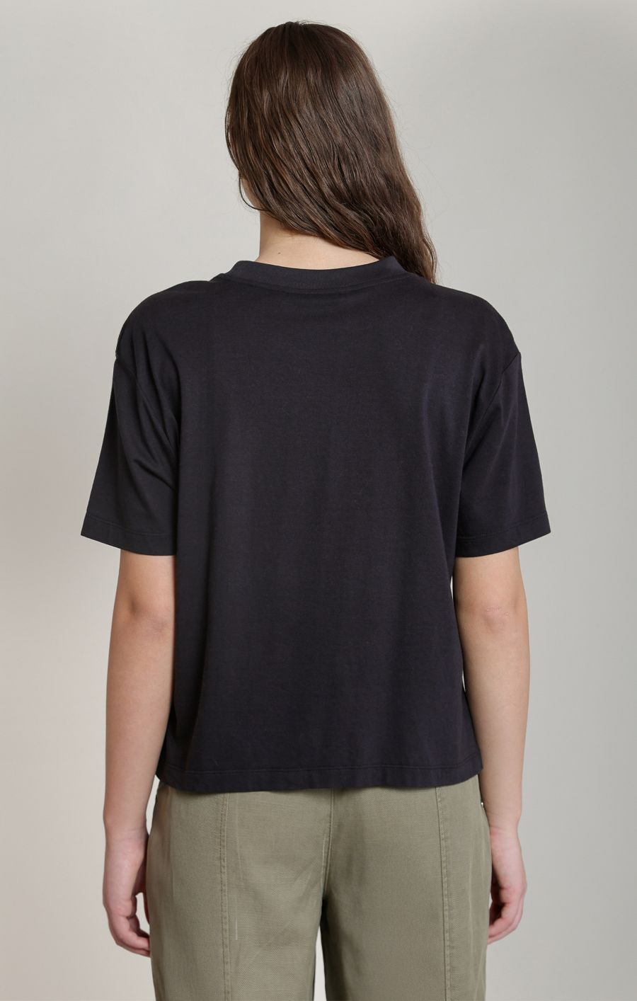 T-shirt basic col rond - 2824018 D - Dex