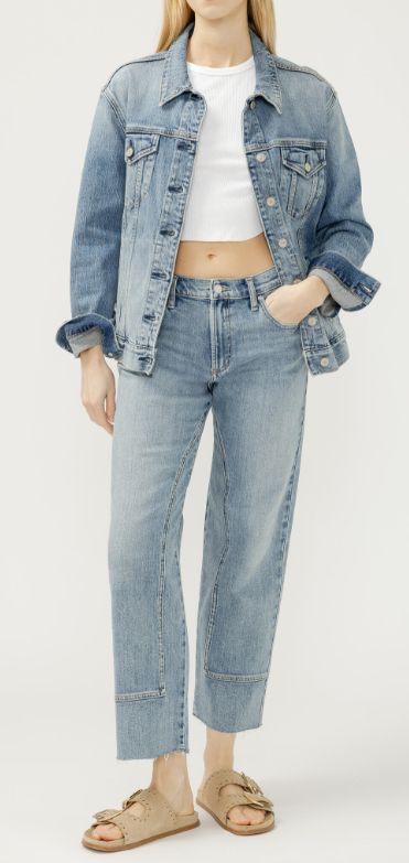 Jeans western décontracté jambe droite - L83442hdr210 - Silver Jeans