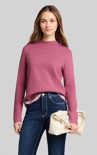 Chandail col montant uni - 1053346 - Tom Tailor