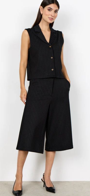 Veste débardeur lignée - 27723 - Soya Concept
