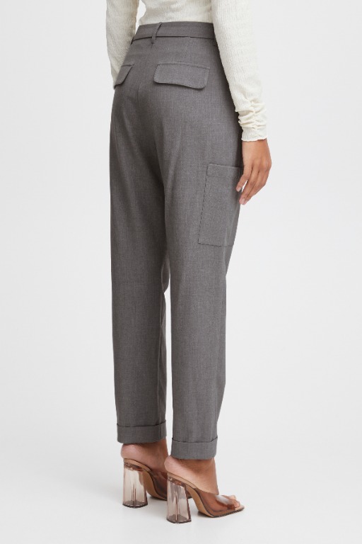 Pantalon chic cargo jambe droite - 20814271 - B.Young