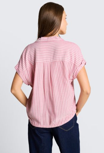Blouse lignée mch courte - 1049797 - Tom Tailor