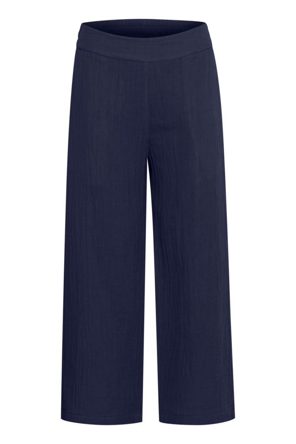Pantalon coton jambe large - 20615808 - Fransa