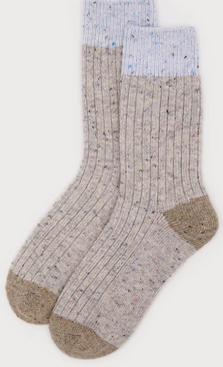 Chaussette tricot couleur confetti - 5113 - Caracol