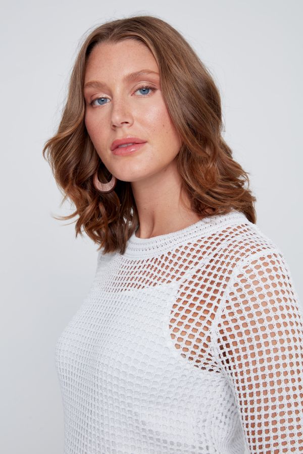 Chandail maille ajourée