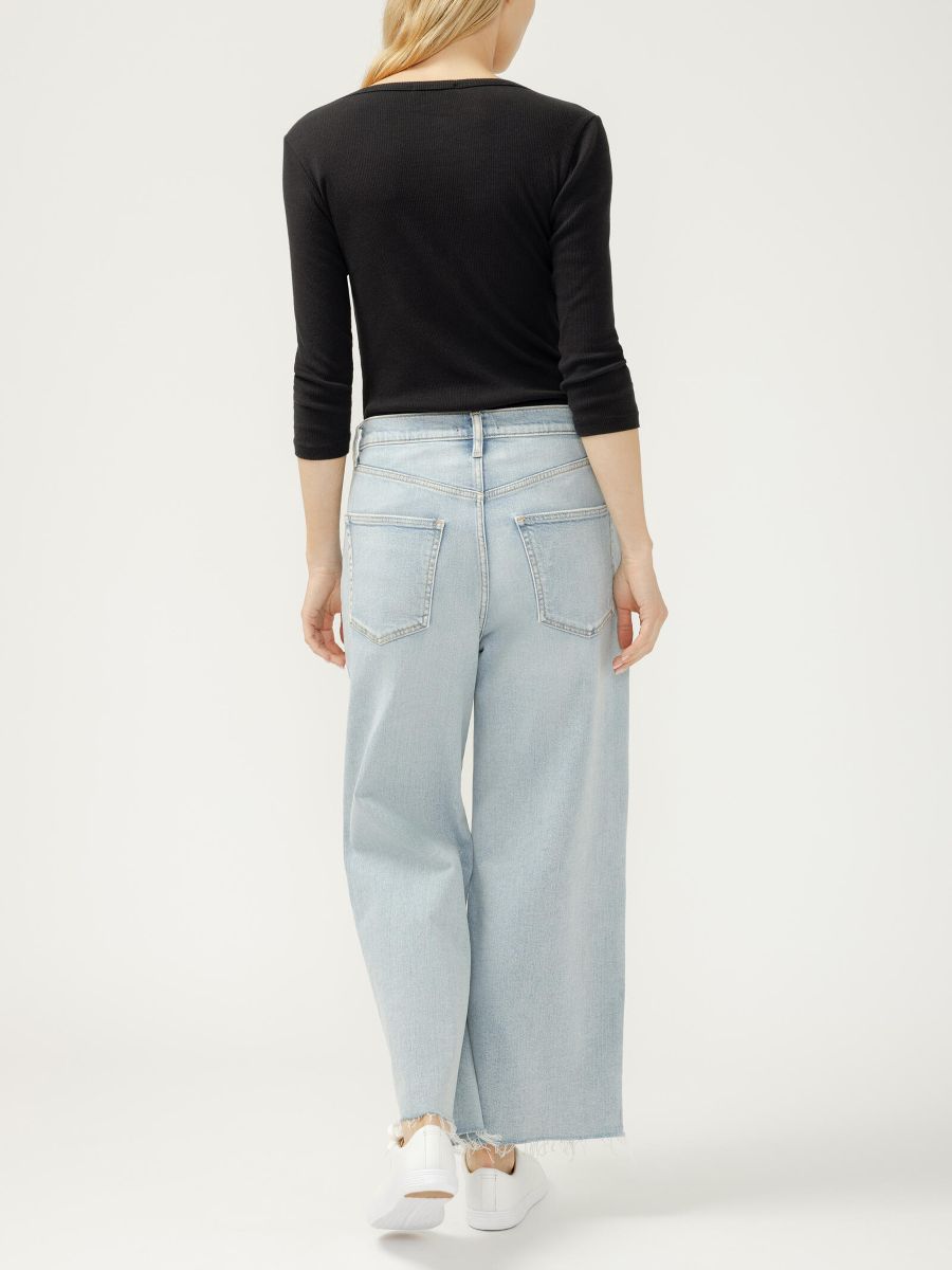 Jeans be easy cheville jambe large
