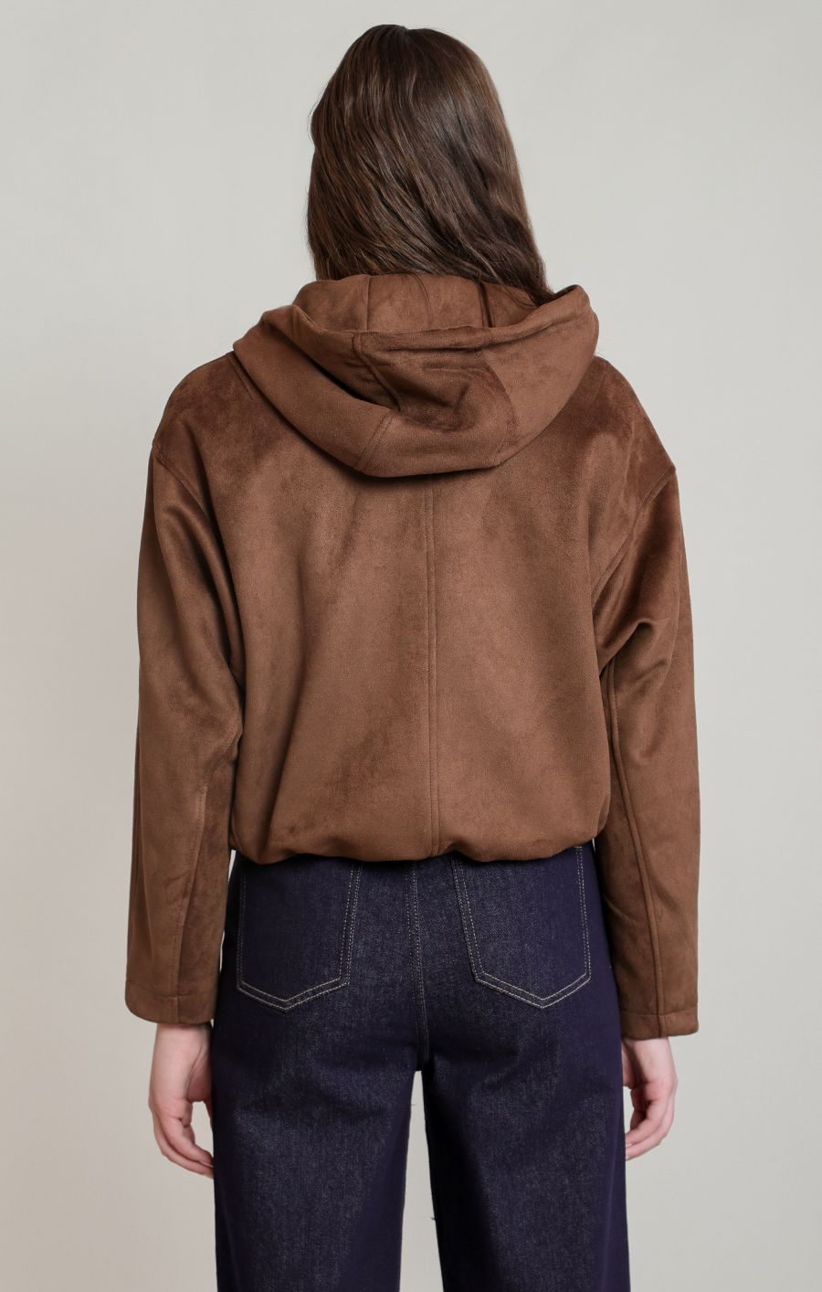 Cardigan suèdine capuchon - 2829509 D - Dex