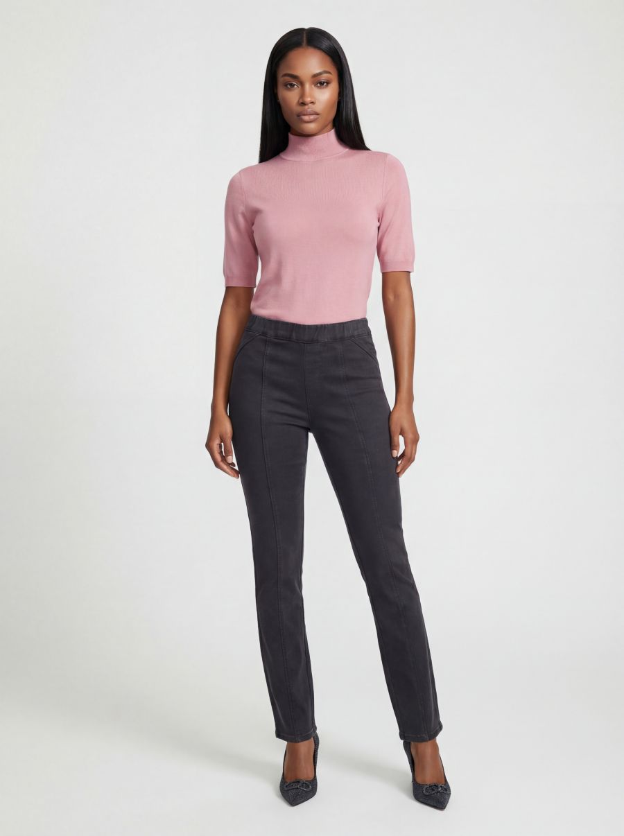 Jeans pull on jambe ajustée - 2622016 - C.Y.C. Coco Y. Club Inc