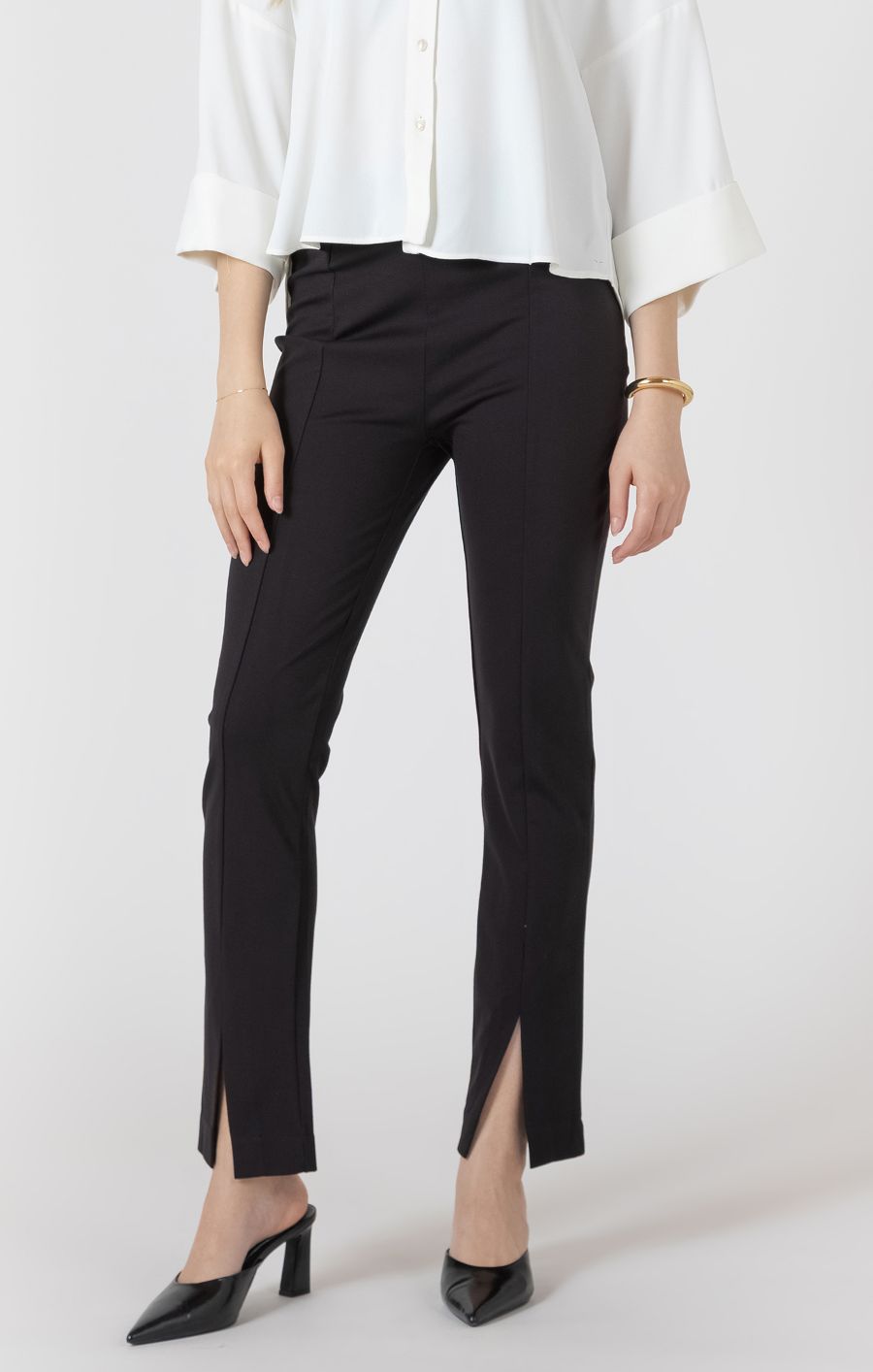 Legging chic fente bas devant - 2722702 T - Black Tape
