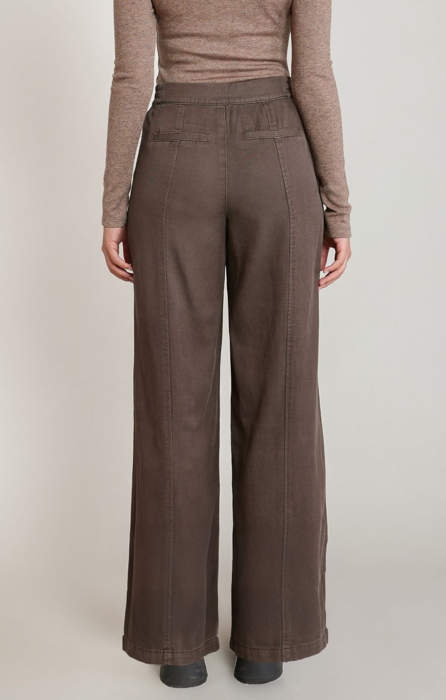 Pantalon léger taille haute