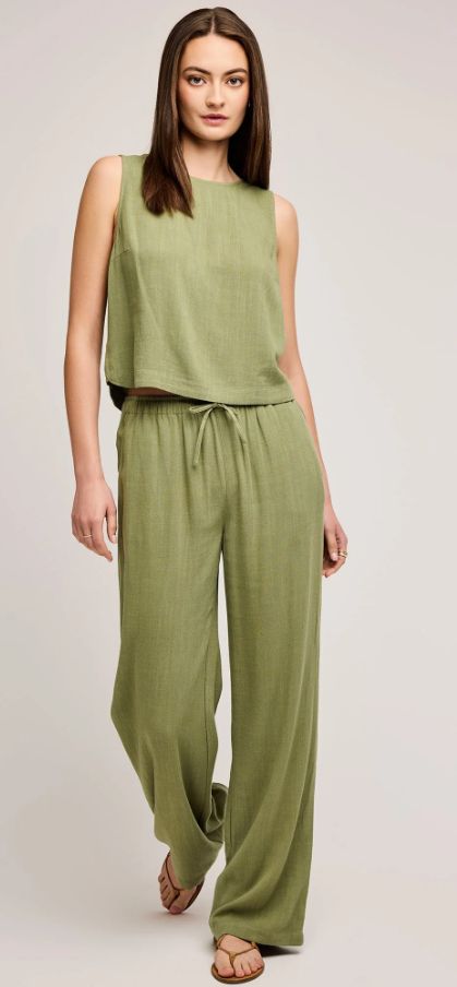 Pantalon lin Finley - GF2503-7346 - Gentle Fawn