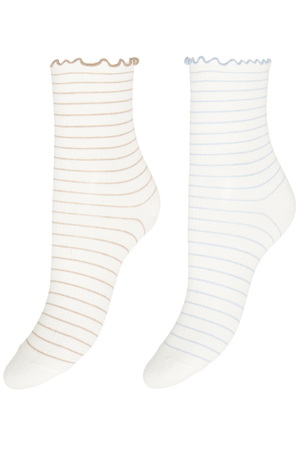Chaussettes lignées - 20818887 - B.Young