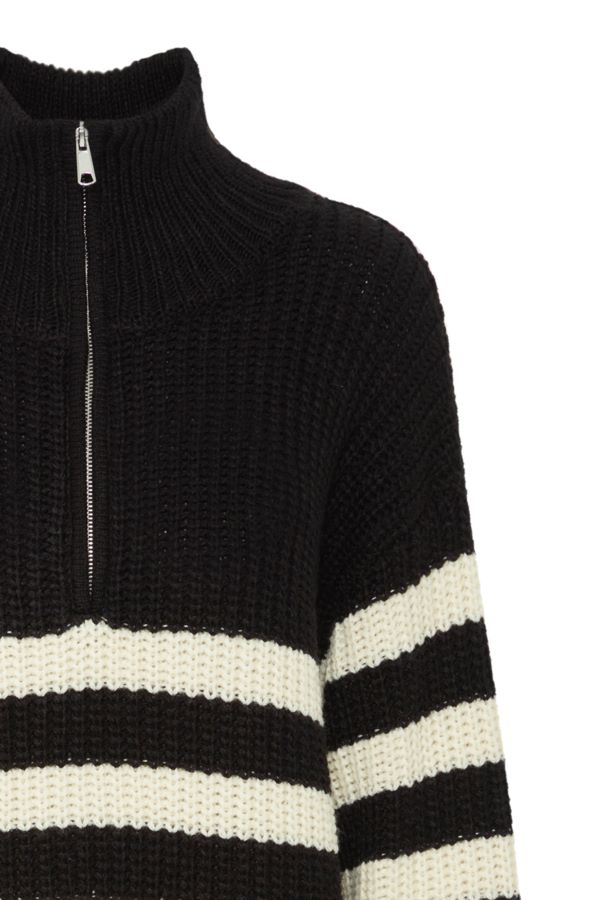 Robe chandail tricot rayures - seconde main