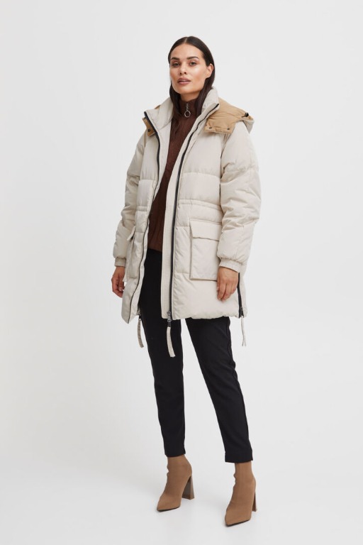 MANTEAU LONG 2 TONS BOXY TRÈS CHAUD