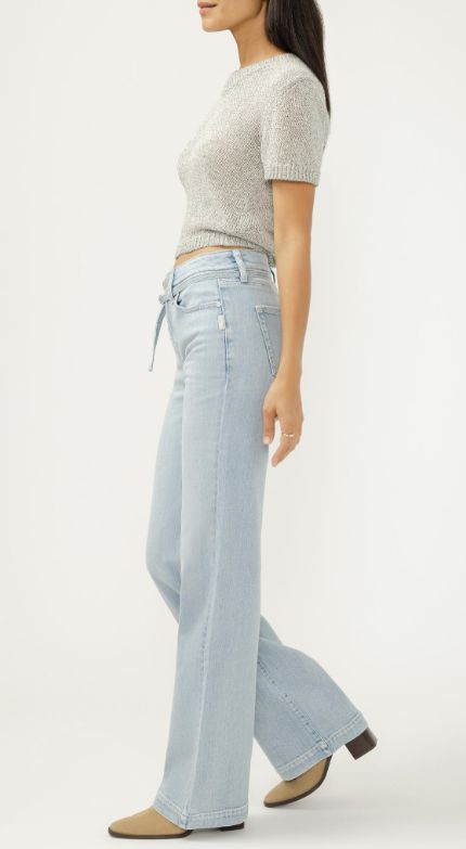 Jeans taille haute - L94538ADM198 - Silver Jeans