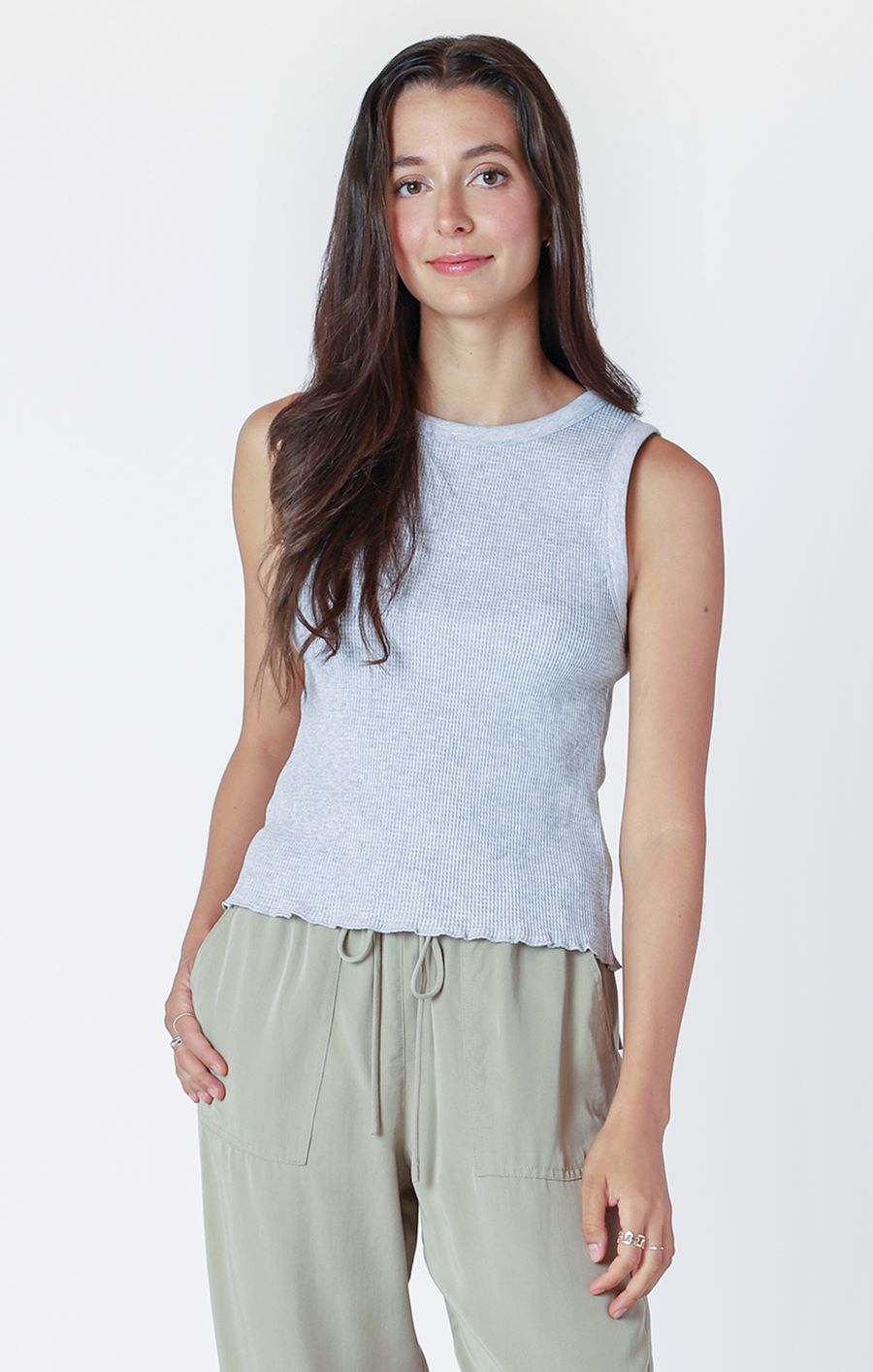 Camisole tissu gaufré