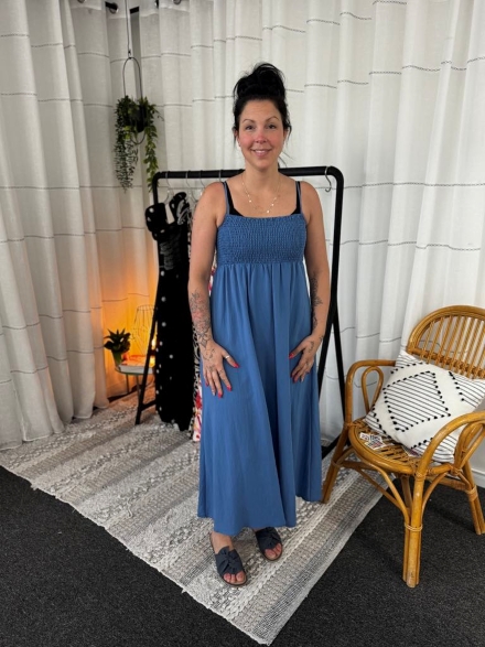 Robe midi avec nid d'abeilles - ZD231223 - Z Supply