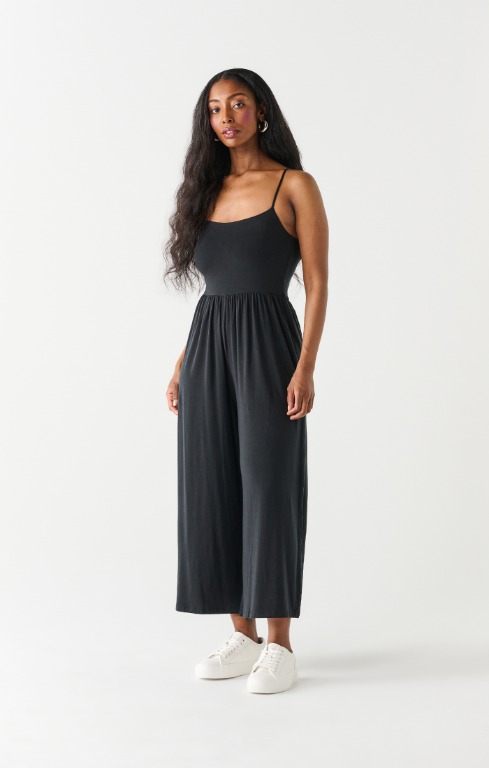 Jumpsuit jambe large