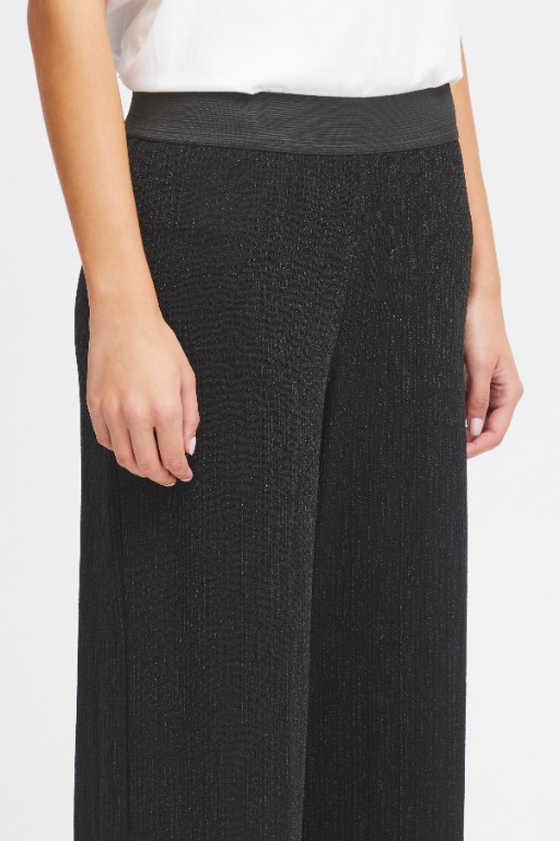 Pantalon chic jambe droite taille élastique