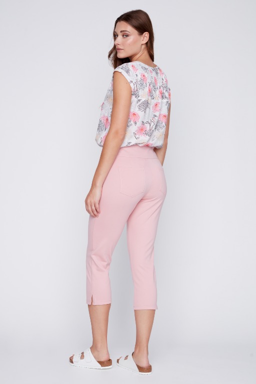 Pantalon capri chic pull on