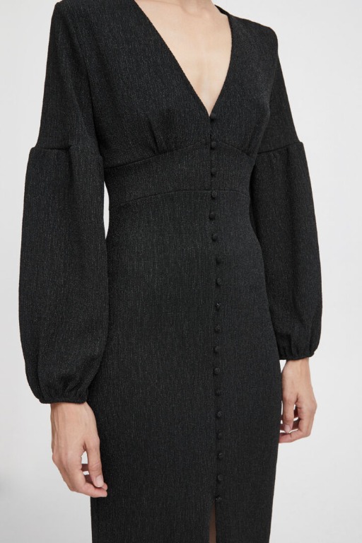 Robe chic bouton