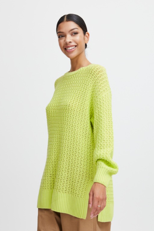 Chandail tunique tricot ajouré - 20814383 - B.Young