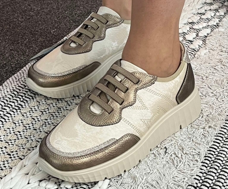 Soulier compensé lacets - M633 - My Soft