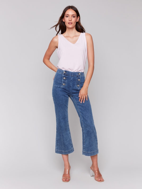 Jeans 7/8 pull on - C5615/431A - Charlie B