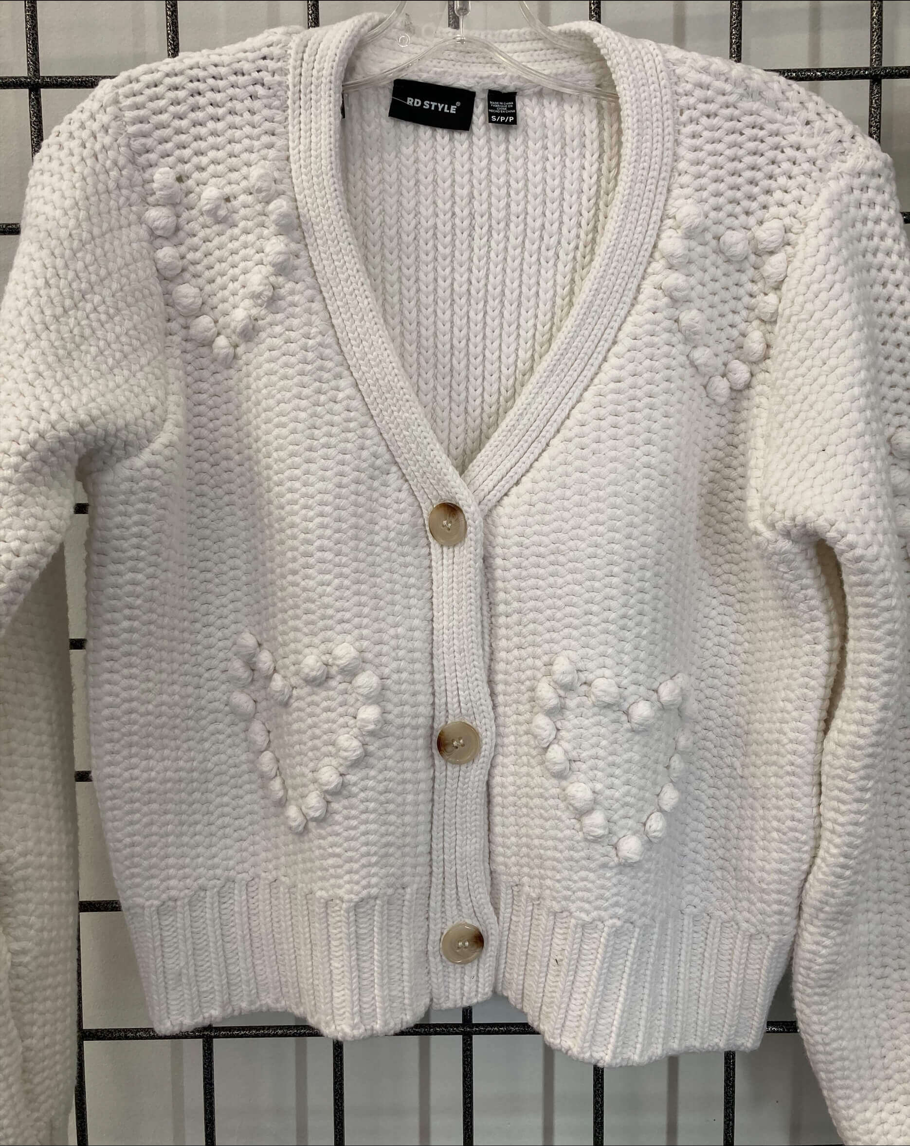 Cardigan coeur