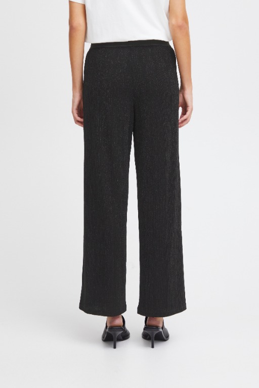 Pantalon chic jambe droite taille élastique