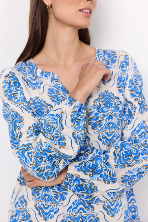 BLOUSE M.L. MOTIF LÉGÈRE VISCOSE - 40276 - Soya Concept