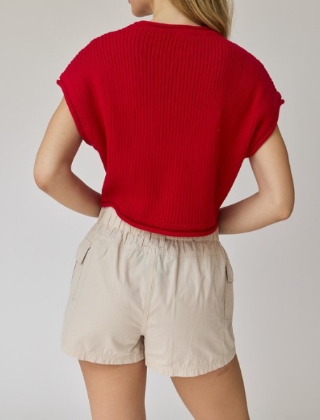 Short cargo taille élastique