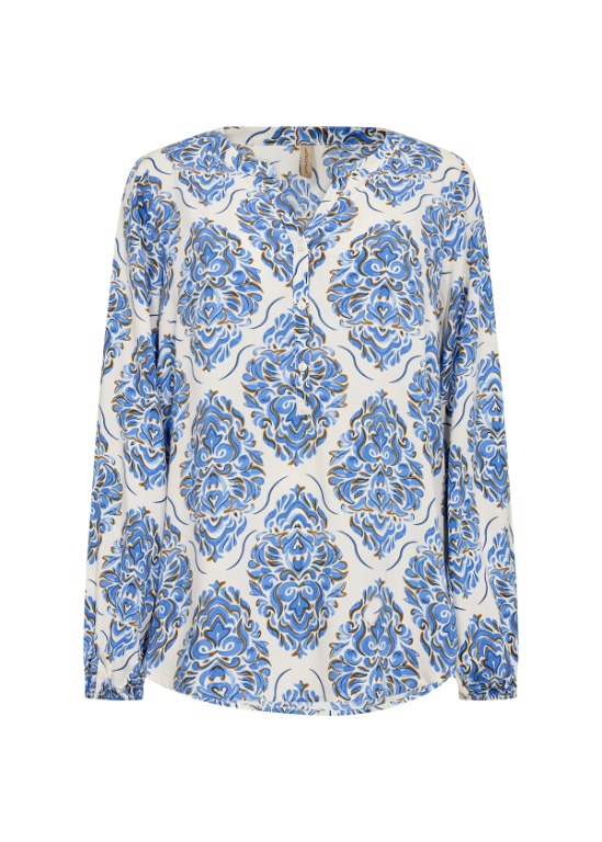 BLOUSE M.L. MOTIF LÉGÈRE VISCOSE