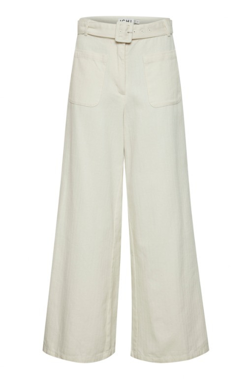 Pantalon jambe large en coton