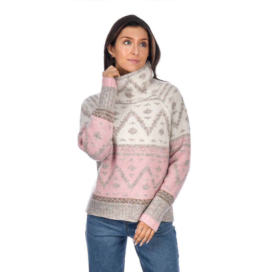 CHANDAIL TRICOT MOTIF APRES SKI - 74SR217 - RD Style