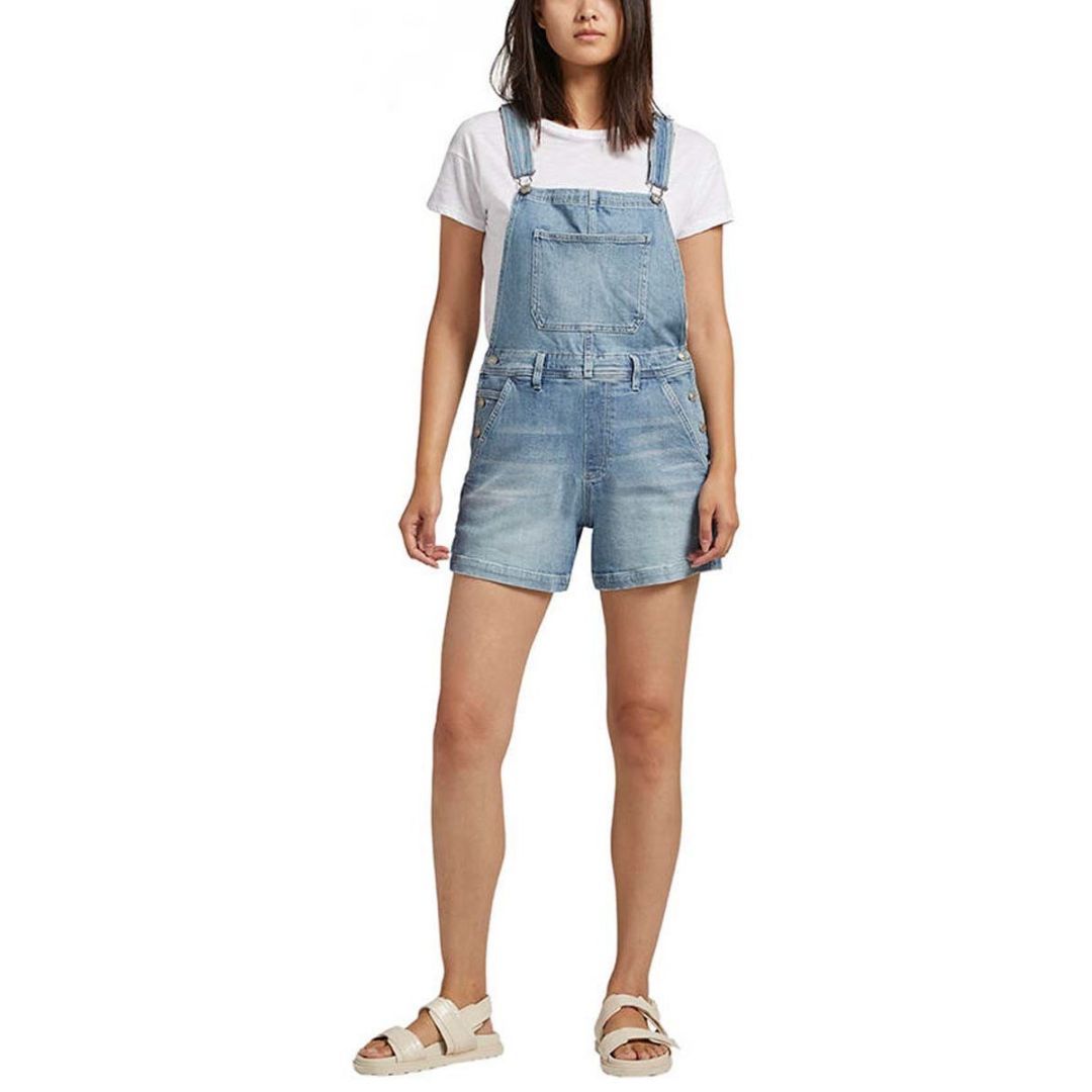 ROMPER POCHE BIAIS JEANS - L26523ACS281 - Silver Jeans